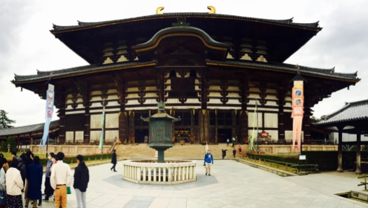 Todai-ji. World's largest wooden building, and a nice one at that.